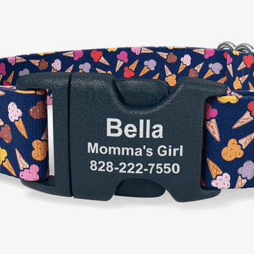closeup view of personalization